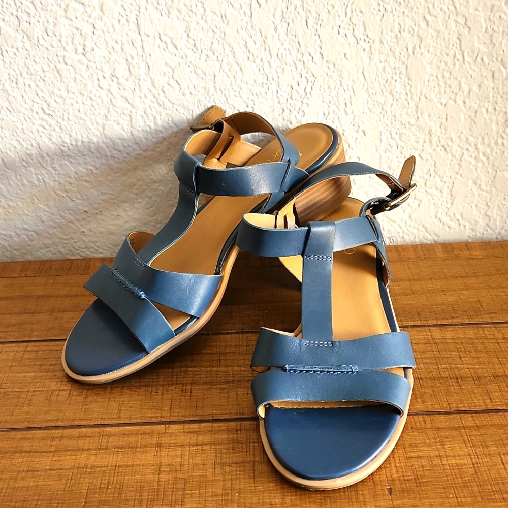 Franco Sarto Sandals Blue Size 7 1/2